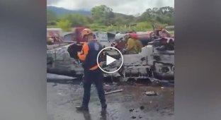 Аварія легкомоторного літака у Венесуелі потрапила на відео