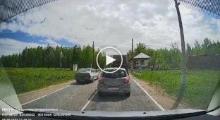 In Russia, a lady driving caused an accident with a diesel locomotive