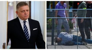 Attempt on the life of Slovak Prime Minister Robert Fico: an unknown person shot him when the official went out to talk to the people (4 photos + 2 videos)