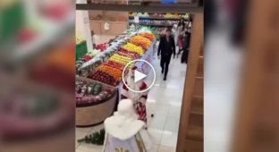 Деды Морозы едва не подрались в продуктовом магазине