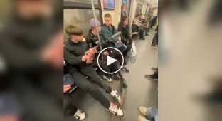 In the Moscow metro, a man asked the youth to behave more quietly — the response was sent back.