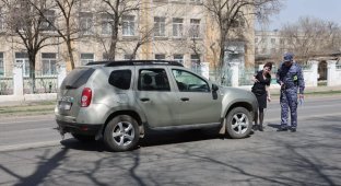 Four schoolchildren were hit by a car in Volgograd (2 photos + 2 videos)