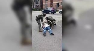 An incident during an immigration raid in the US attracted public attention