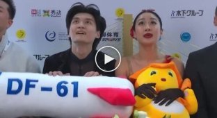 The behavior of Chinese figure skaters will be investigated because of a plush rocket