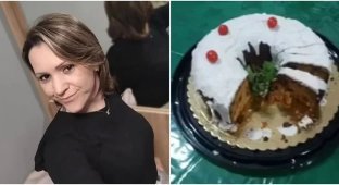 A daughter-in-law poisoned her entire family with Christmas cake (4 photos)