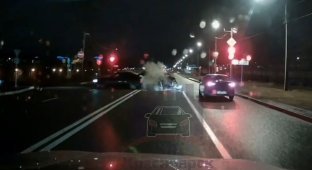 I'm not me and the car is not mine. In Russia, a drunk driver tried to escape after causing a serious accident (5 photos + 2 videos)