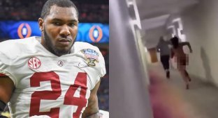 An American football player got into a sex scandal by refusing to pay a prostitute for services (4 photos + 1 video)