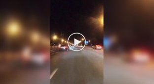 A somersault with a motorcycle