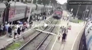 Father and son hit by train