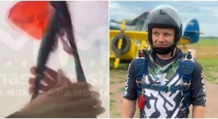 A skydiver who crashed in Russia recorded the last seconds of his life on camera (2 photos + 1 video)