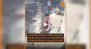 Бабушка облила кипятком неугомонного внука