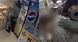 In Russia, a drunk shop visitor broke the seller's nose, demanding to know where Mongolia is (2 photos + 1 video)