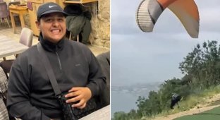 Последние минуты жизни подростка, погибшего во время полёта на параплане (4 фото + 2 видео)