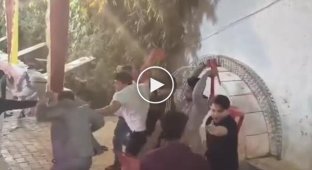 Конфликт на свадебном торжестве закончился массовой потасовкой