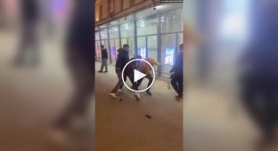 Fight in the center of Voronezh