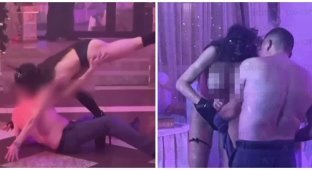 Russian power engineers organized a corporate party with a striptease and paid the price (1 photo + 3 videos)