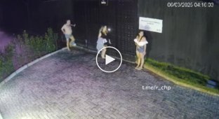 Brazilian shot several times at an intractable girl with a mischievous character