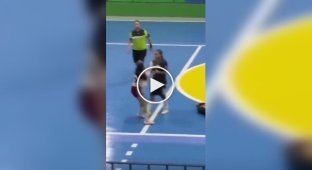 A player was disqualified for 5 years for repeatedly kicking an opponent in the head