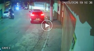 Грабители на мотоциклах устроили засаду, но все пошло не по плану