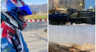 16-Year-Old Russian Karting Champion Steals and Dismantles Parents' Mercedes (3 Photos + 1 Video)