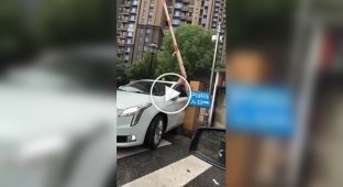 Пытался запрыгнуть на ходу и почти успел