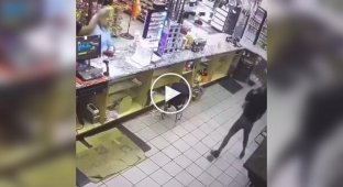 The perfect worker with a well-trained kick