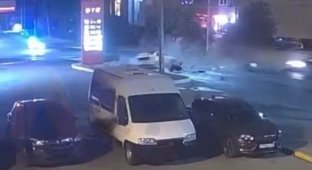 A drunk teenager caused a serious accident (2 photos + 1 video)