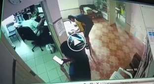 In Russia, a man sprayed pepper spray in a veterinary clinic