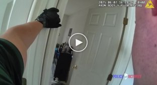 A policeman's good reaction saved his life