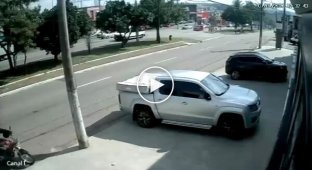 A robber ran into a participant in a shooting competition