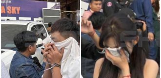 Security forces in Myanmar and Cambodia raided scam centers where people were held in slavery (5 photos + 1 video)