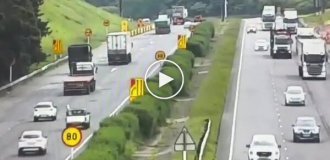 Легким движением руля на дороге образуется сущий ад