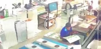 Виробнича травма в приватній друкарні