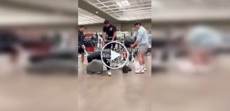 347 кг на грудь: парень пытался установить рекорд в жиме лежа