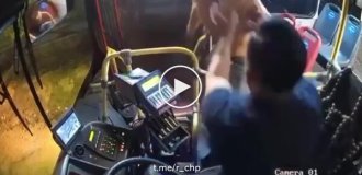 Дерзкое нападение на водителя автобуса