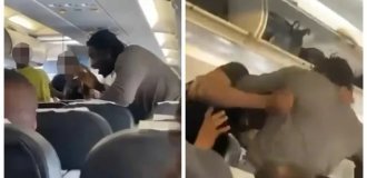 Звезды соцсетей подрались на рейсе в Нигерии (4 фото + 2 видео)