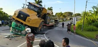 Deadly dangerous cargo transportation (4 photos + 1 video)