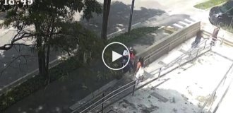 Неудачная попытка бразильца задержать грабителя