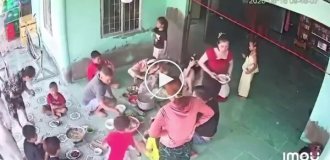 Fiery end to breakfast in Vietnam