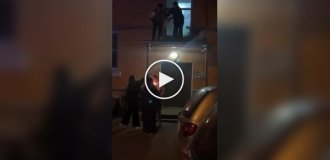Teenagers nearly burn their friend while celebrating