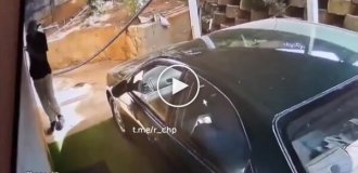 Злодій виявив неприємний сюрприз біля будинку жінки
