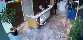 Parcel exploded in an elite residential complex in Istanbul