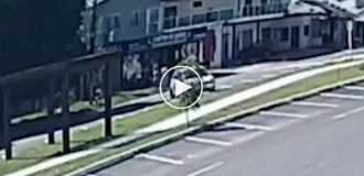 In Brazil, a light aircraft crashed into a restaurant.