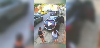 Attempted theft of a Porsche in Brazil
