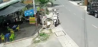 A sugar cane machine injured a girl