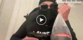 Живий заручник в акваріумі: стример заробив 255 тисяч доларів, погрожуючи застрелити золоту рибку