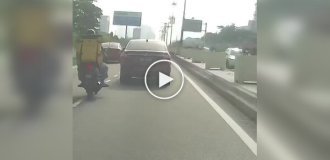 Десантирование из движущегося автомобиля