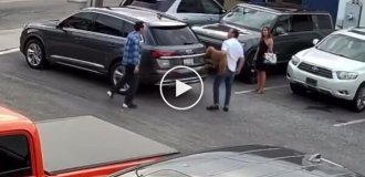В США таксист отправил топ-менеджера в нокаут