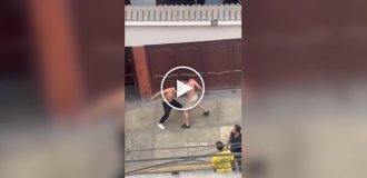 Action-packed brawl in Peru