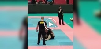 Неудачный прием на турнире по джиу-джитсу оставил спортсмена парализованным